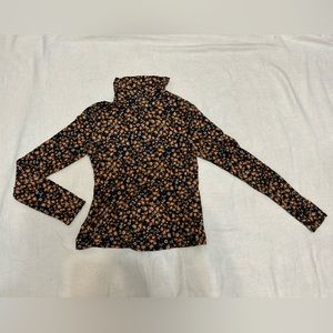 NEW Girls Turtle Neck Floral Print